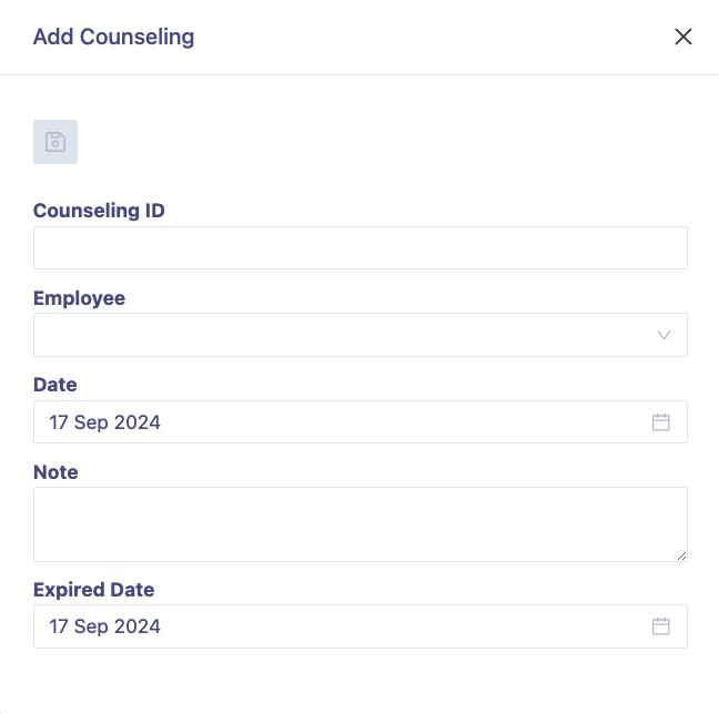 Counselling Page