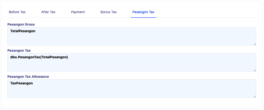 Tax Regulation Pesangan Tax